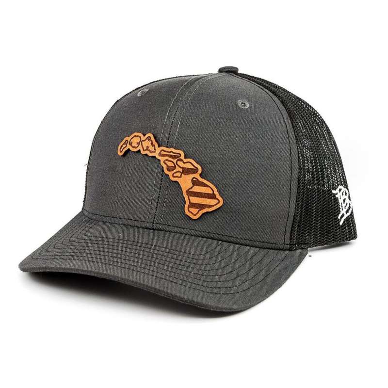 Men's Branded Bill Hawaii Patriot Curved Trucker Hat | SCHEELS.com