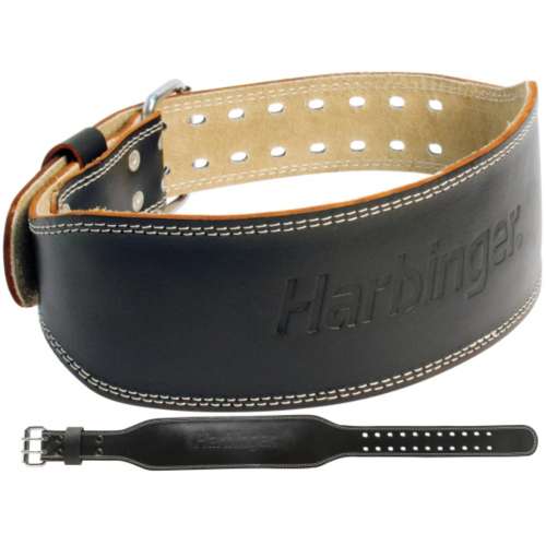 Harbinger 4" Leather Weightlifting Belt