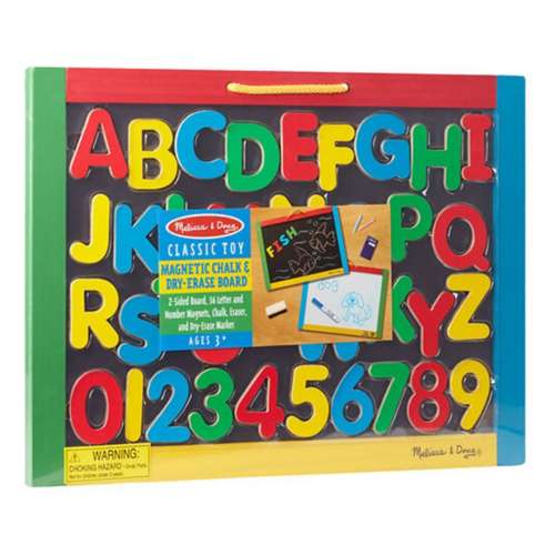 Melissa & Doug Magnetic Chalkboard and Dry-Erase Board