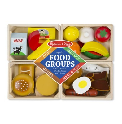 Melissa & Doug Food Groups Wooden Play Set