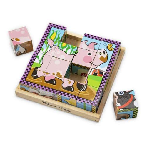Melissa & Doug Farm Cube Puzzle