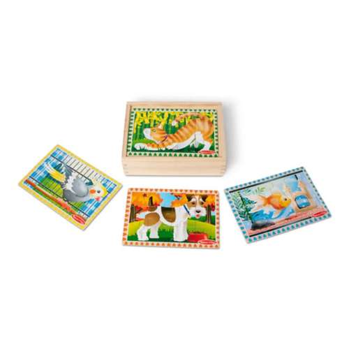 Melissa & Doug Pets Wooden Jigsaw Puzzle in Box