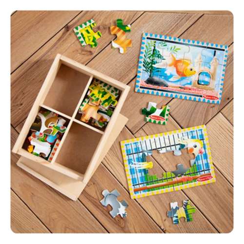 Melissa & Doug Pets Wooden Jigsaw Puzzle in Box