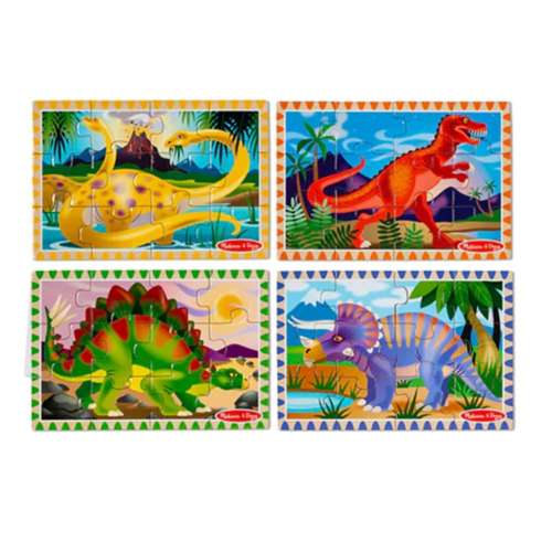 Melissa & Doug Dinosaurs Wooden Jigsaw Puzzle in Box