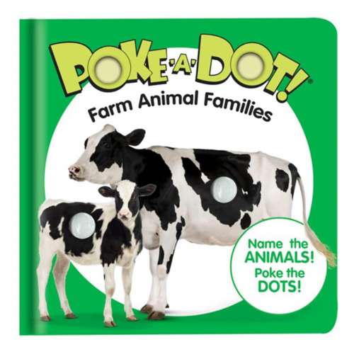 Melissa & Doug Poke-A-Dot Farm Animal Families Book