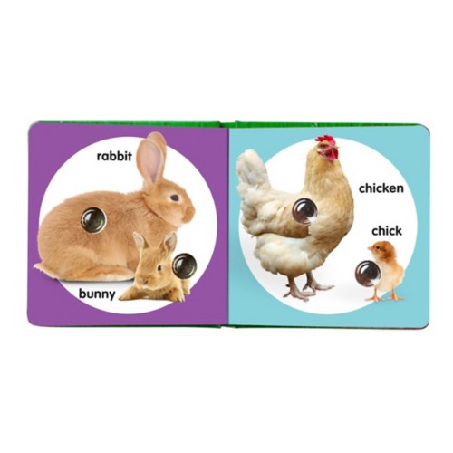 Melissa & Doug Poke-A-Dot Farm Animal Families Book - Primary Image