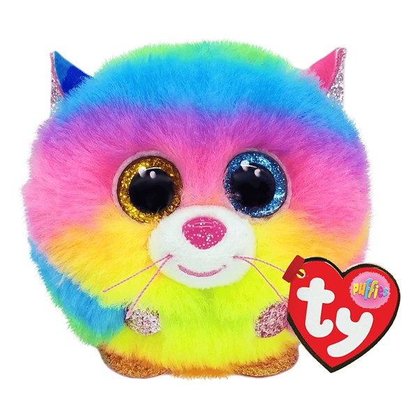 Ty Gizmo Rainbow Cat Puffies