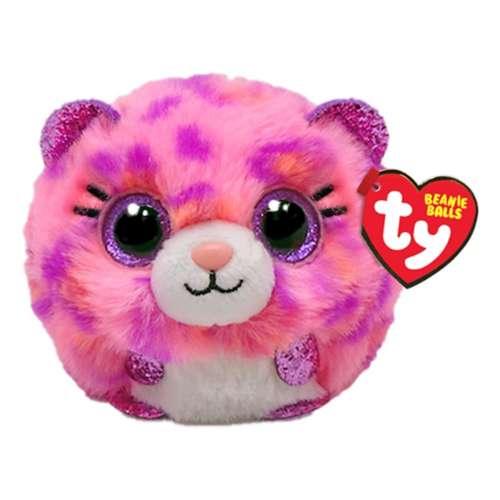 TY Puffies Topaz the Pink Leopard