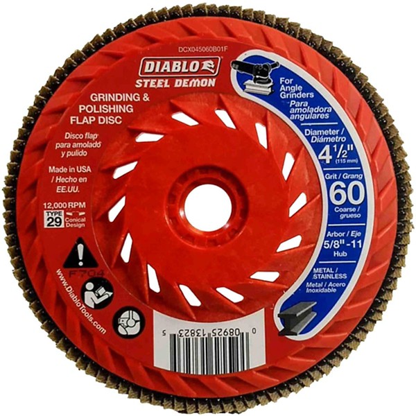 Diablo 4-1/2 in Steel Demon Flap Disc