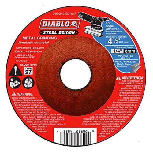 Diablo 4-1/2 in Steel Demon Metal Grinding Disc