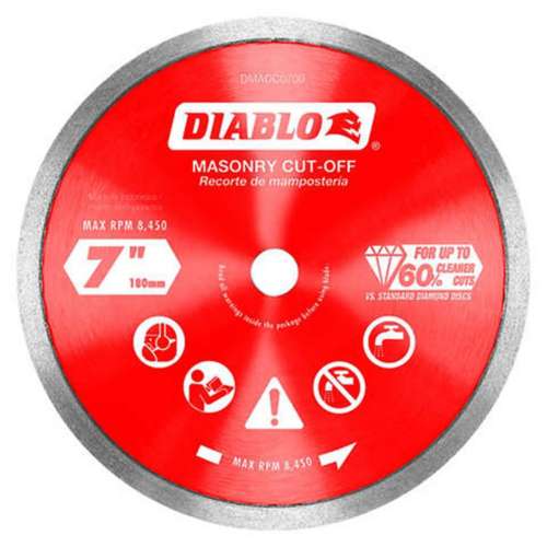 Diablo 7 in Diamond Masonry Cut-Off Disc