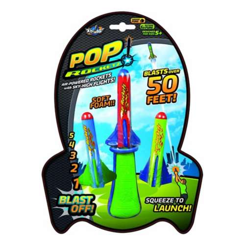 Zing Blast Off Pop Rocketz Playset (Colors May Vary)