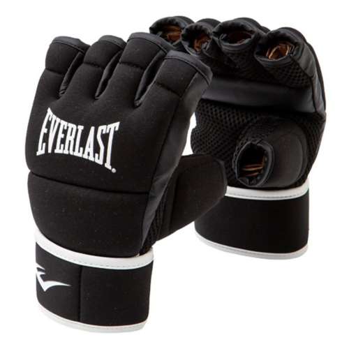 Everlast Wrist Wrap Heavy Bag Gloves, Small/Medium, Black