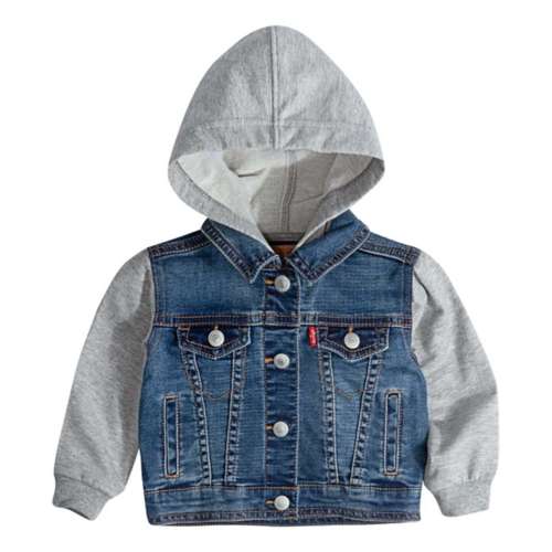 Toddler Levi's Trucker Hooded Denim Jacket