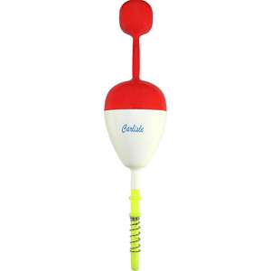 Thill Fish'n Foam Floats Cigar Spring Stick 1 1/2 in. Fishing Float Red  White
