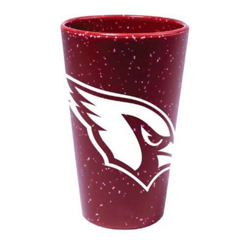 Wincraft Arizona Cardinals Red Speckle 16oz Silicone Pint Glass