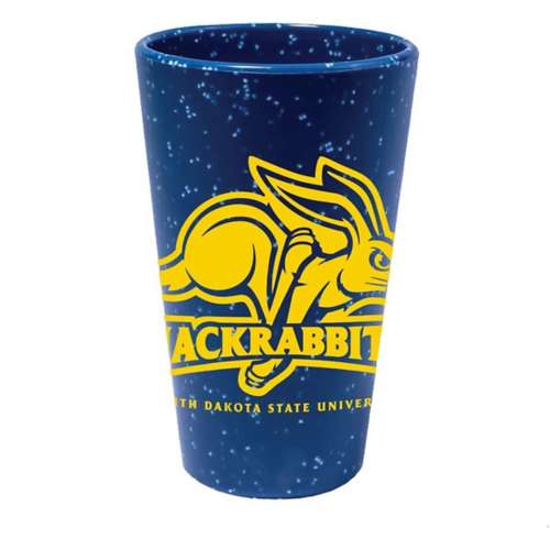 Wincraft South Dakota State Jackrabbits BlueSpeckle 16oz Silicone Pint Glass