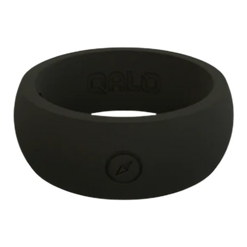 Qalo Men s Black Silicone Ring 9