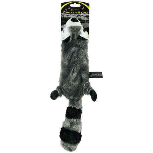 Hyper Pet Critter Skinz Super Squeaker XL Raccoon Dog Toy
