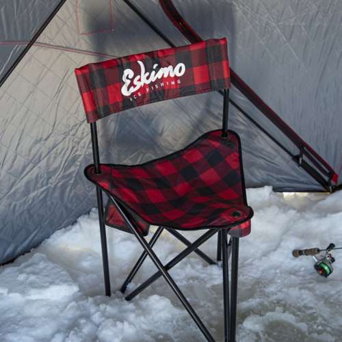 Eskimo Plaid XL Folding Ice Chair