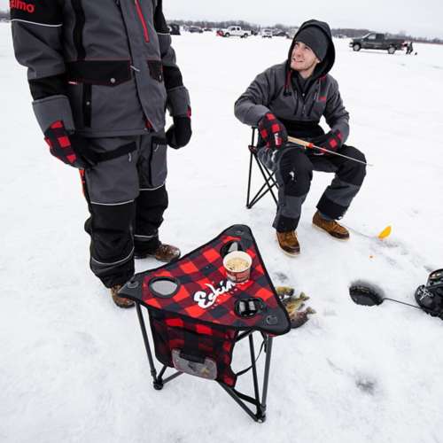 Eskimo Plaid XL Tripod Stool