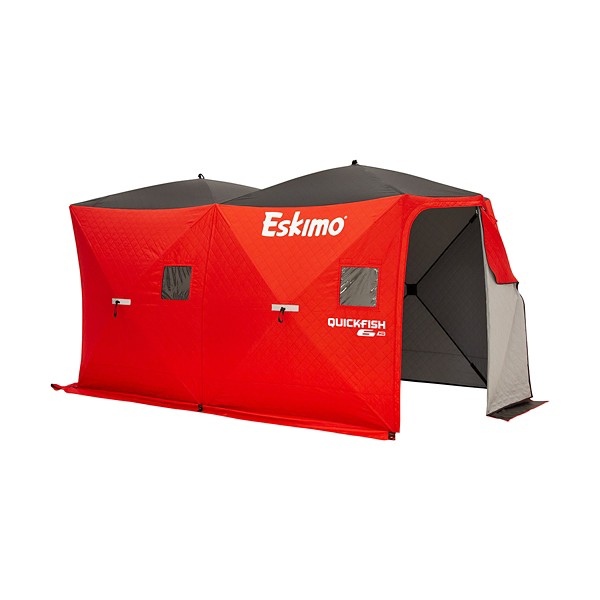 ESKIMO QuickFish 6HD No-Trip Door Hub Ice Shelter