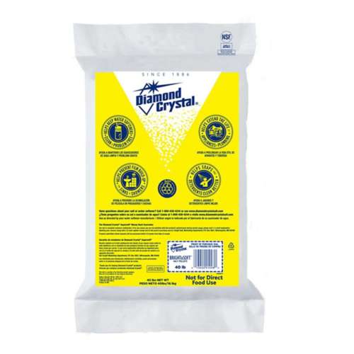 Diamond Crystal Bright & Soft Water Softener Salt Pellets 40 lb