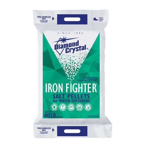 Diamond Crystal Iron Fighter Water Softener Salt Pellets 40 lb