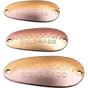 Thomas 1/4 oz Colorado Spoon - Copper|Gold