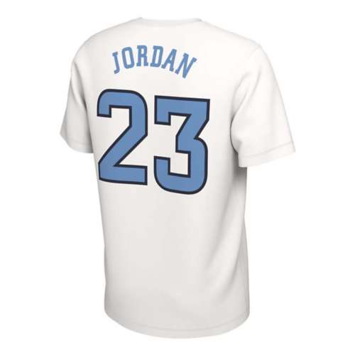 Jordan Men's Michael North Carolina Tar Heels #23 Basketball Jersey White T-Shirt - XL (extra Large)