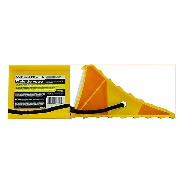 Camco Wheel Chock With Rope