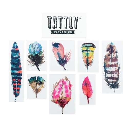 Tattly The Flying Colors Temporary Tattoo Set