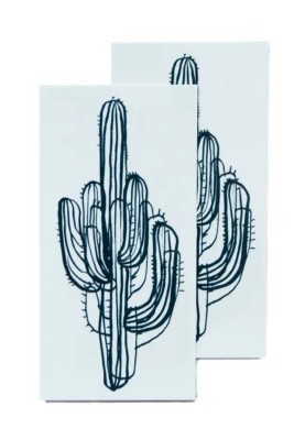 Tattly Saguaro Cactus Temporary Tattoo Set