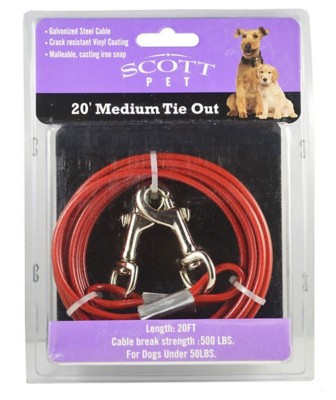 Scott Pet Cable Tie Out Medium 20FT