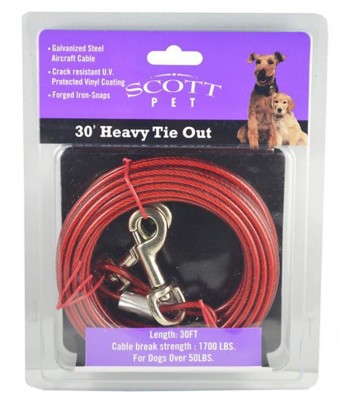 Scott Pet Cable Tie Out Heavy 30FT