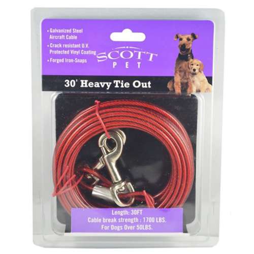 Scott Pet Cable Tie Out Heavy 30FT