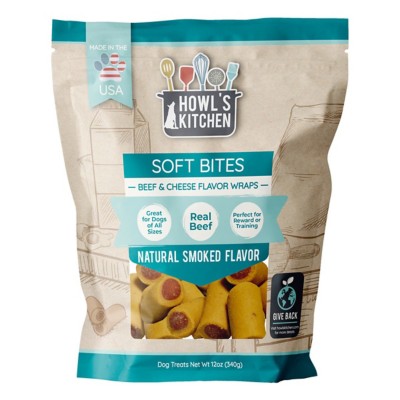 Howl's Kitchen Beef and Cheese Flavored Wraps Dog Treats