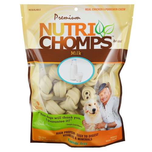 Nutri Chomps Milk Flavor 4-Inch Knots 9 Count