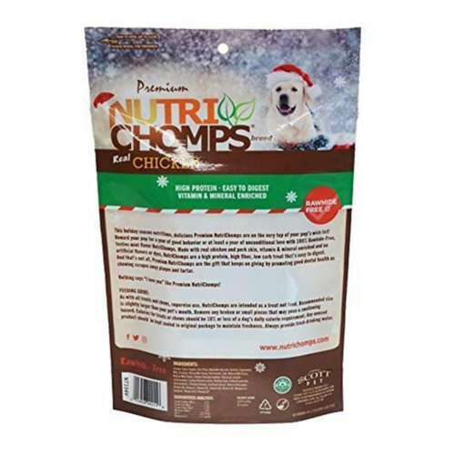 NutriChomps Holiday Mint Stick Dog Chews