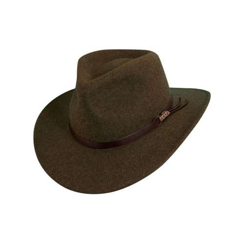 Men's Dorfman - Pacific Wool Felt Outback Cowboy Hat  hat Grey men Bags  Backpacks - Biname-fmed Sneakers Sale Online