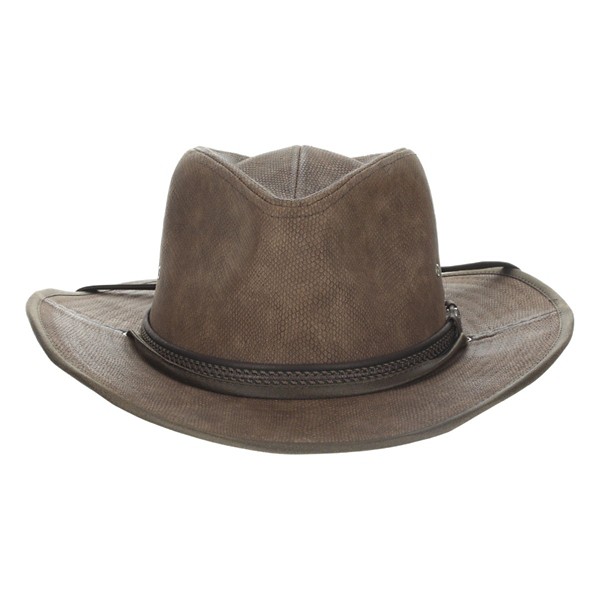 Men's Dorfman-Pacific Ratller Vegan Leather Outback Cowboy Hat product image