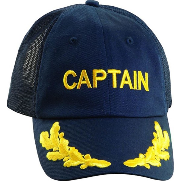 DORFMAN-PACIFIC Men's  Dortman Pacific Co. Mesh Captain Adjustable Hat Navy