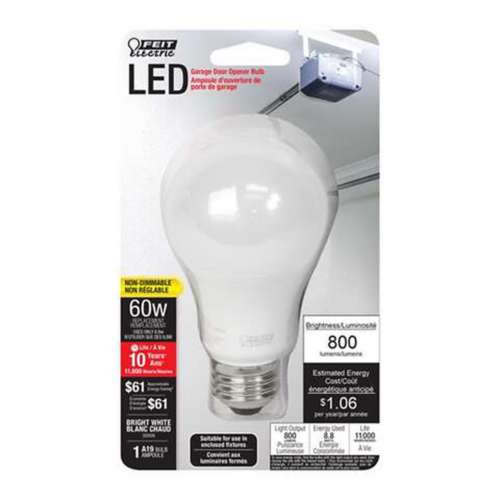 Feit A19 E26 LED Bright White Bulb - 1 Pack
