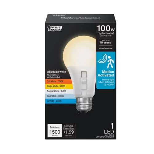Feit Electric A19 E26 LED Motion Activated Bulb