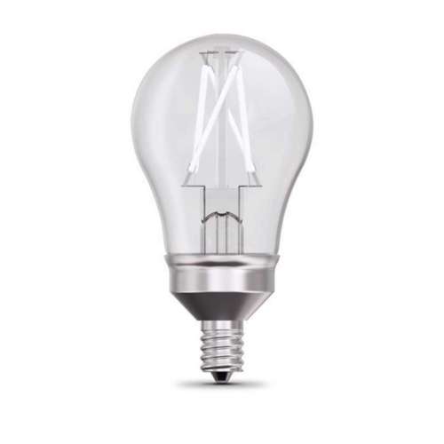 Feit White Filament A15 E12 Candelabra Filament LED Bulb Daylight 75 Watt - 2 Pack