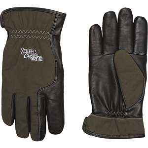 Orvis Men's Cold Weather Hunting Gloves, Large, Black/Brown