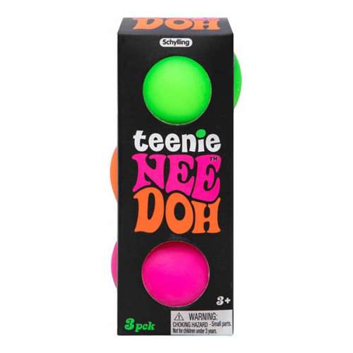 NeeDoh Teenie 3Pk Squeeze Toys (Colors May Vary)