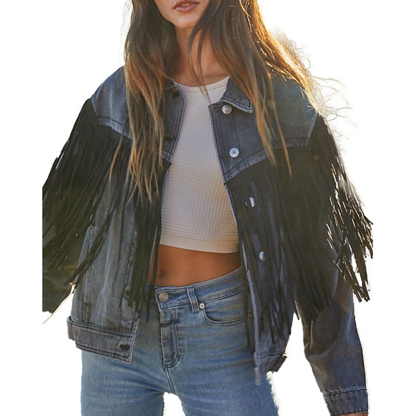 Women's By Together Lone Star Fringe Jacket product image