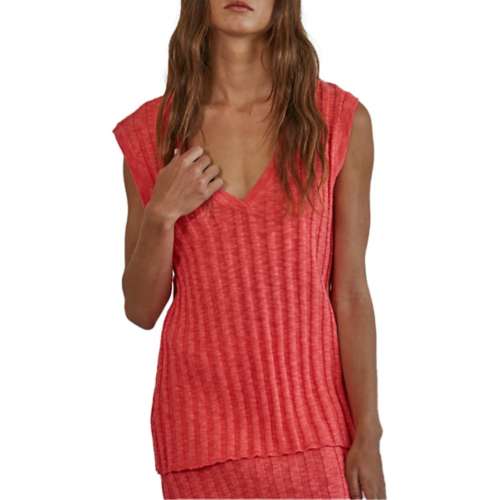 Women's By Together Isla Sleeveless V-Neck sweater fleece-lined Vest