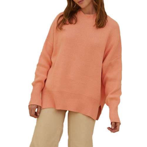 Women's By Together Knit Mock Neck Oversized Sweater